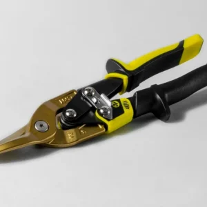 Akifix - Cesoia forbici doppia leva diritta "Titanium Pro" per profili cartongesso e lamiera