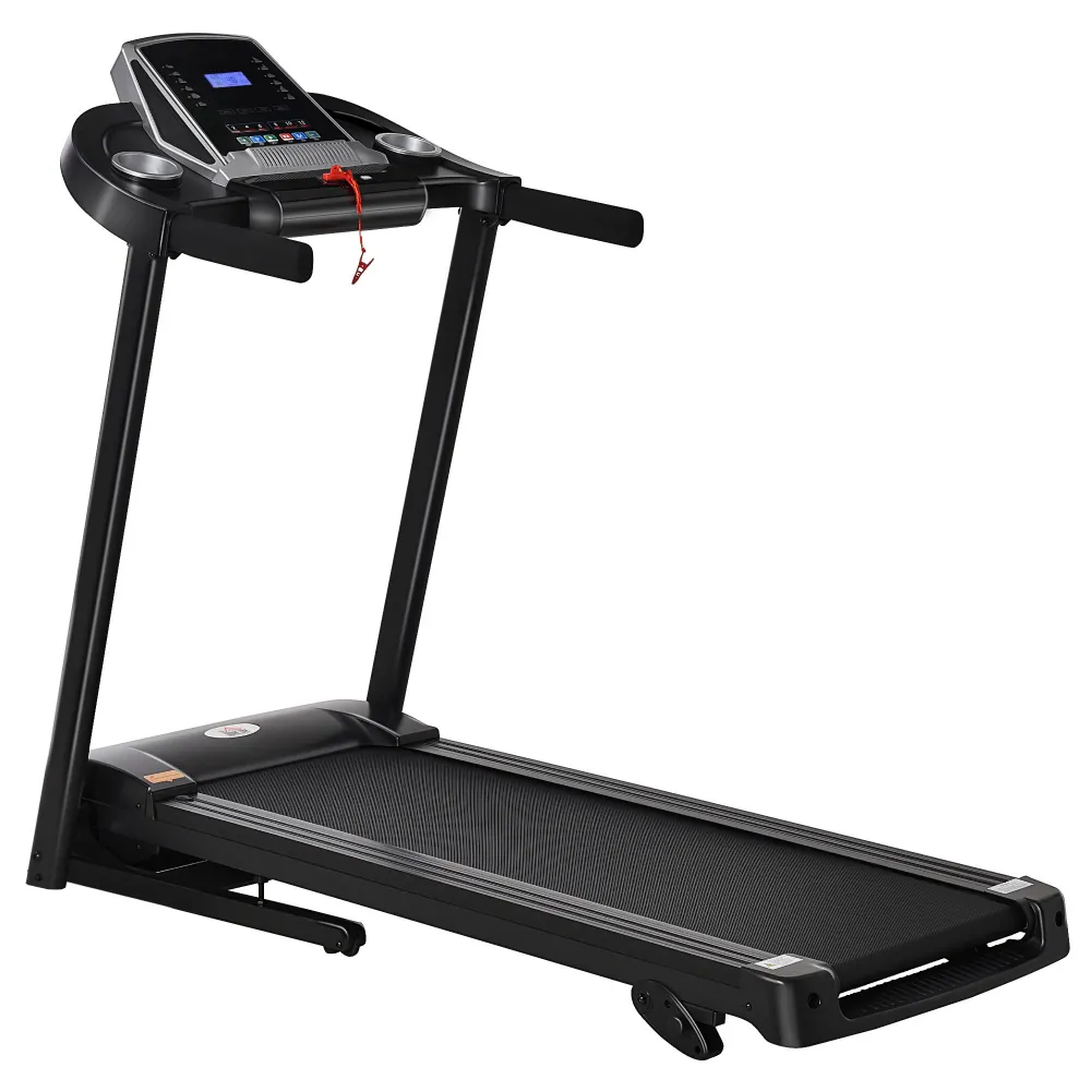 EASYCOMFORT Tapis Roulant Elettrico Pieghevole con Display LED e 12 Programmi - Nero