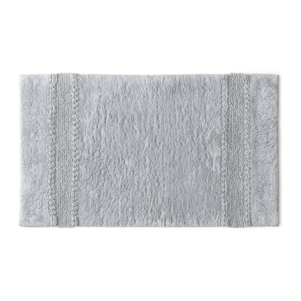 Tappeto bagno cotone con fondo antiscivolo Modello Miss di Gedy - Finitura Grigia