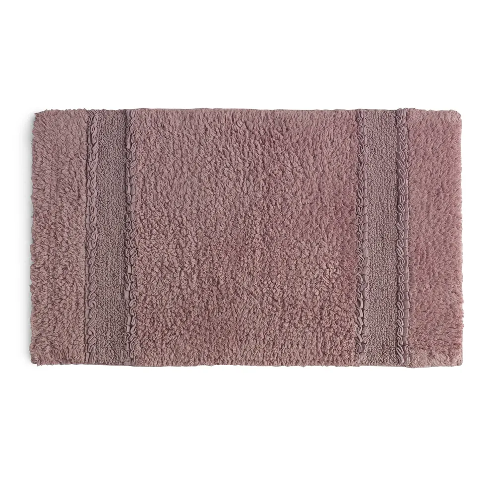 Tappeto bagno cotone con fondo antiscivolo modello Miss di Gedy - Finitura Rosa
