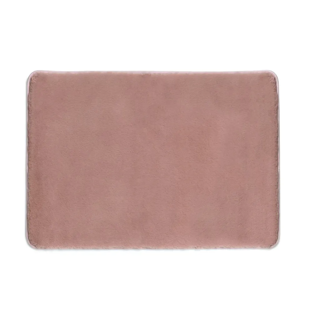 Tappeto bagno Dimensioni 40x60 cm collezione Fuzzy di Gedy - Finitura Rosa