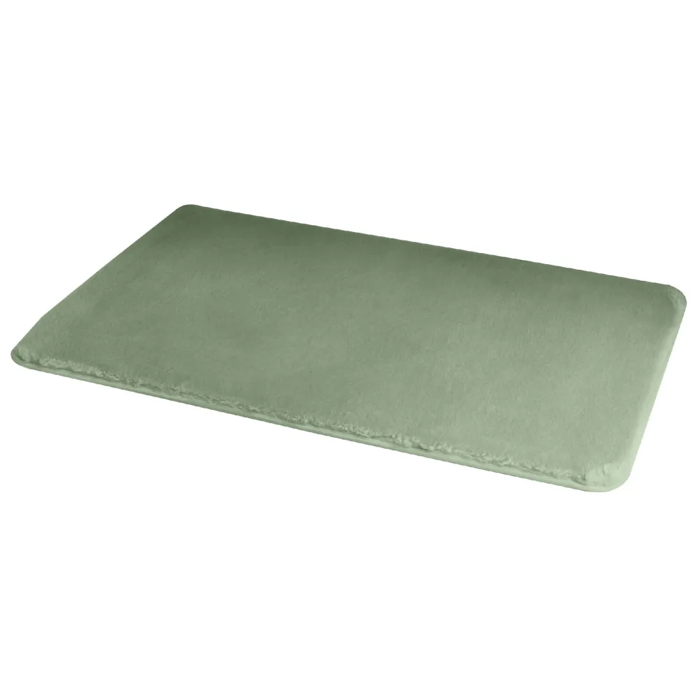 Tappeto bagno Dimensioni 50x80 cm collezione Fuzzy Gedy - Finitura Verde