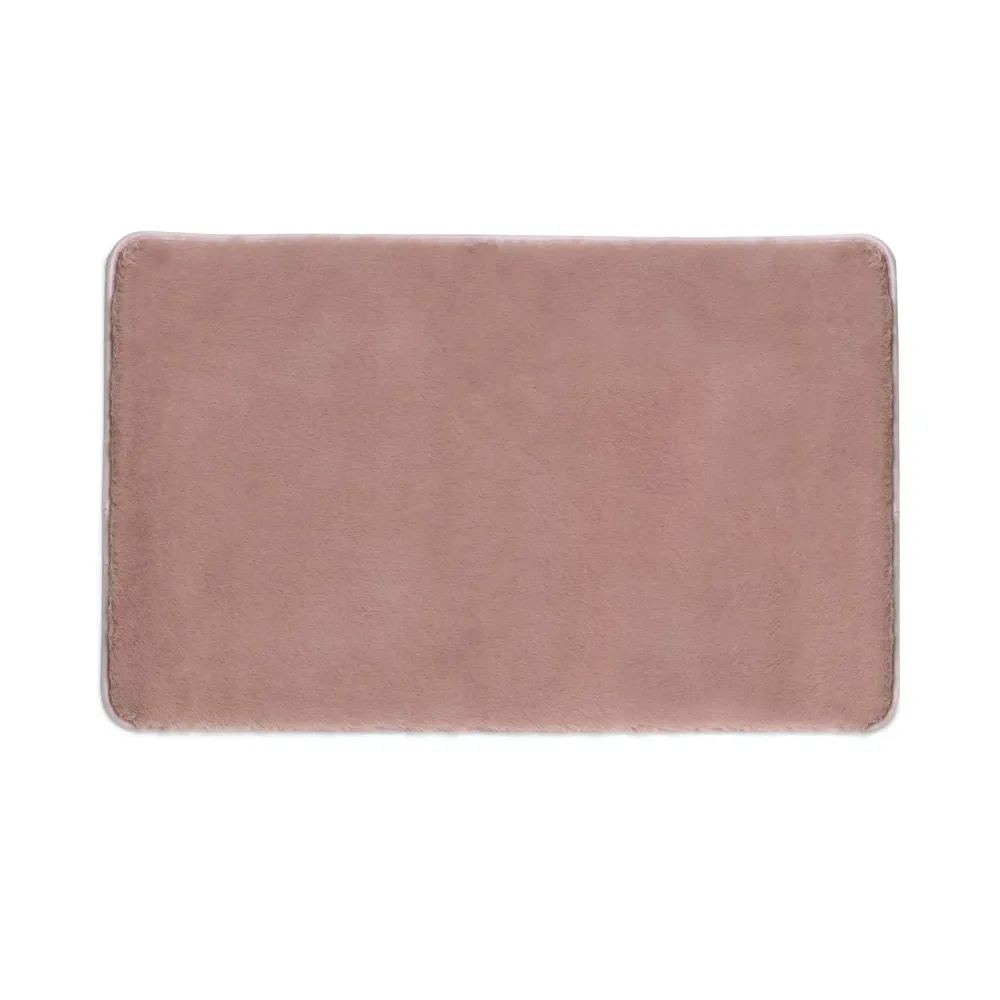 Tappeto bagno Dimensioni 50x80 cm collezione Fuzzy Gedy - Finitura Rosa