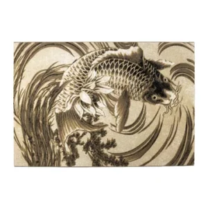 Tappeto polipropilene termofissato grigio Koi 160x230 Bold Monkey - 230cm