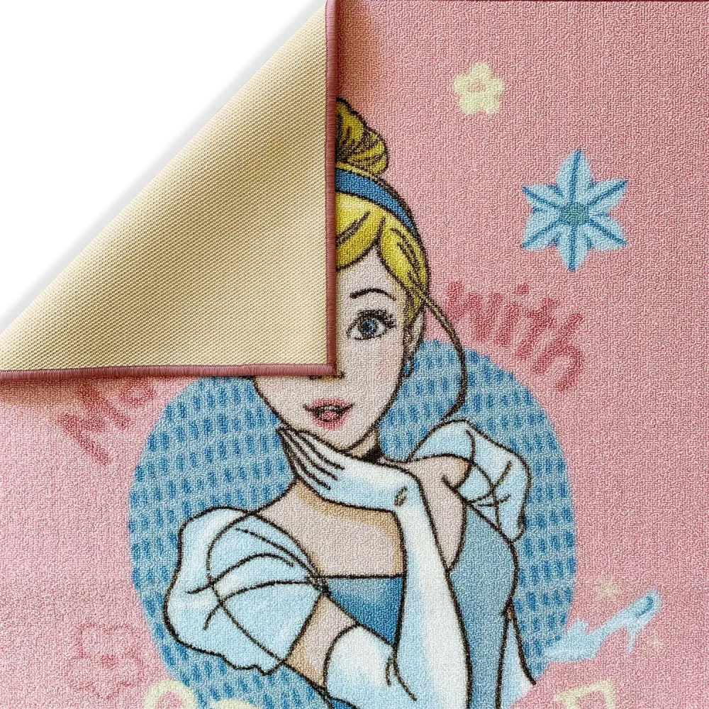 Tappeto antiscivolo cameretta principesse bambini Disney Princess 80x120 cm 5435
