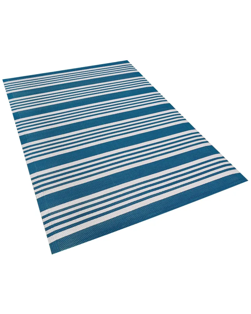 Resistente agli UV Tappeto da esterno azzurro 120 x 180 cm ELURU