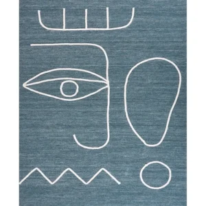 Tappeto da esterno blu 140 x 200 cm YAVU | Lavabile |