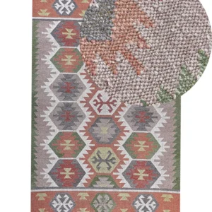 Tappeto da esterno multicolore 140 x 200 cm SAHBAZ con Certificazione di Qualità