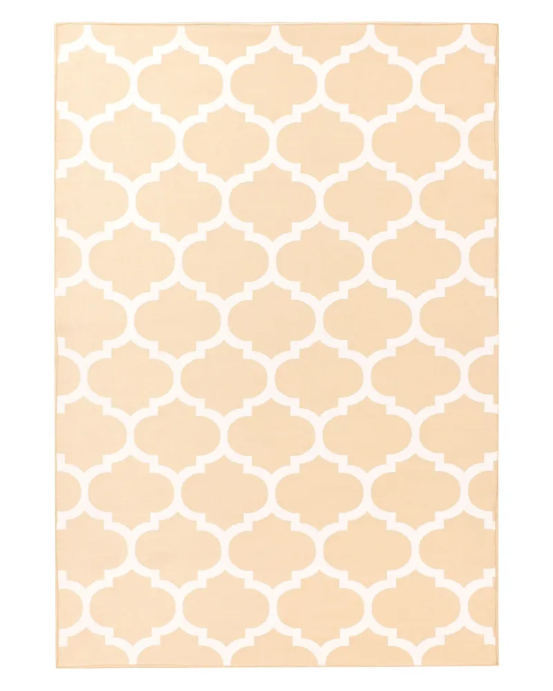 Tappeto da esterno reversibile 140 x 200 cm Camoscio AKSU