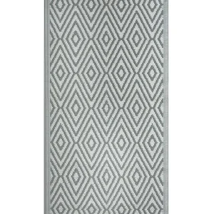 Tappeto da esterno verde distinto 90 x 150 cm SIKAR con Certificazione di Qualità