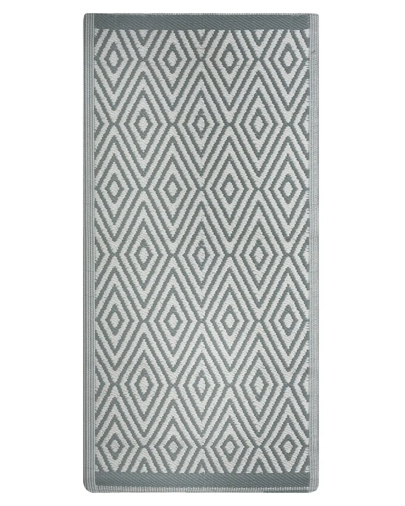 Tappeto da esterno verde distinto 90 x 150 cm SIKAR con Certificazione di Qualità