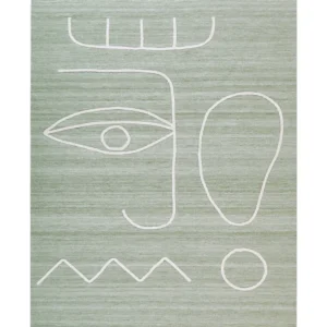 Tappeto da esterno verde evidente 140 x 200 cm YAVU