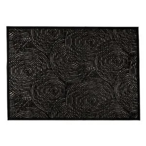 Tappeto 240x170 cm tessuto Dots nero DutchBone - 240cm