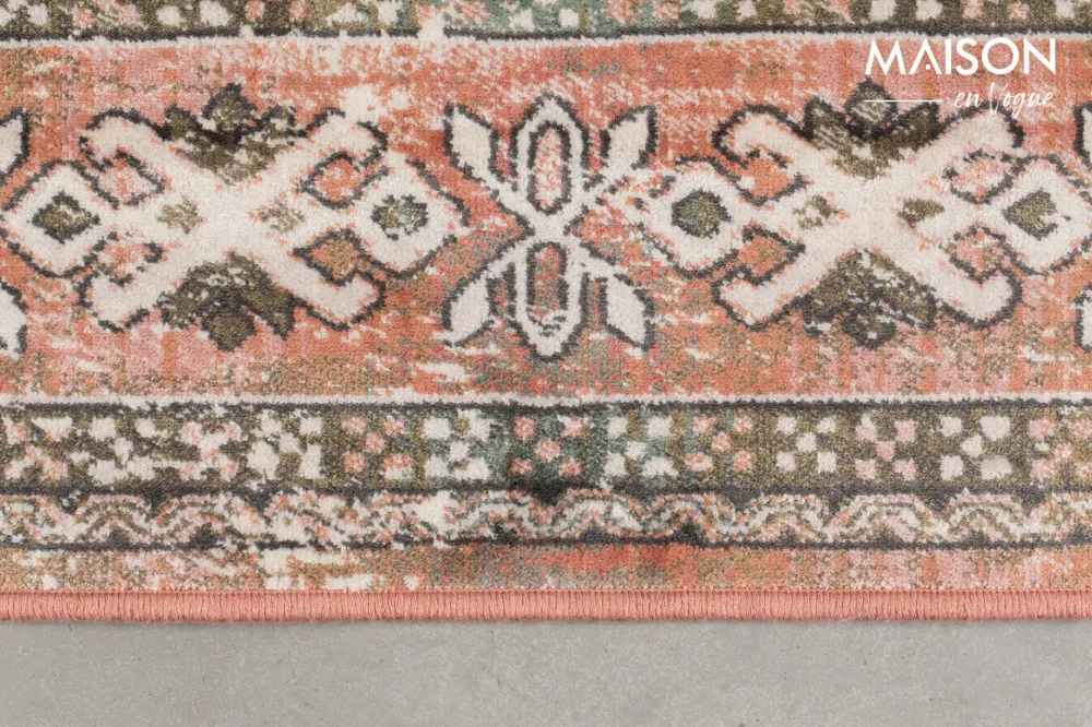 Tappeto 240x170 cm tessuto Mahal rosa DutchBone - 240cm