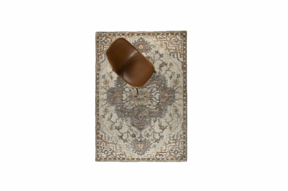 Tappeto Amori lana grigia 160x230 cm DutchBone - 230cm