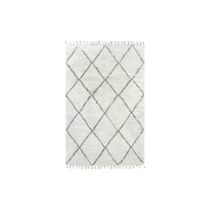 Larra Tappeto berbero lana bianca e nera HK Living - 300cm