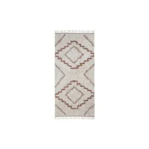 Tappeto cotone bianco e arancione 200x90 cm Minis House Doctor - 200cm