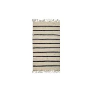Tappeto di iuta chiaro e nero 140x70 cm Sima House Doctor - 140cm