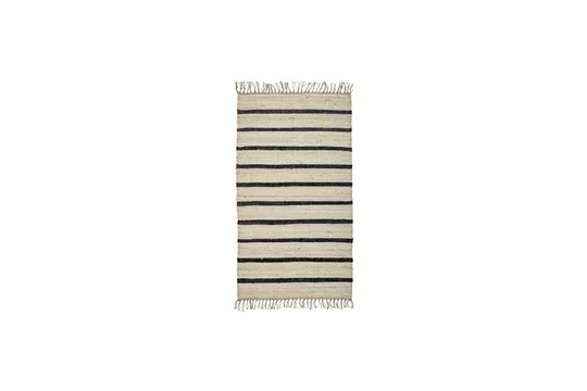 Tappeto di iuta chiaro e nero 140x70 cm Sima House Doctor - 140cm