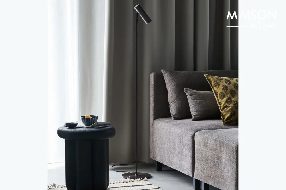 Tappeto di iuta chiaro e nero 140x70 cm Sima House Doctor - 140cm