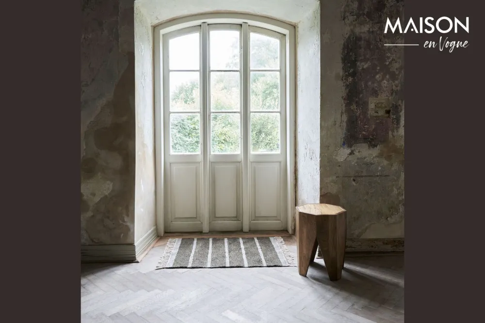 Tappeto juta marrone scuro 90x60 cm Chen House Doctor - 90cm