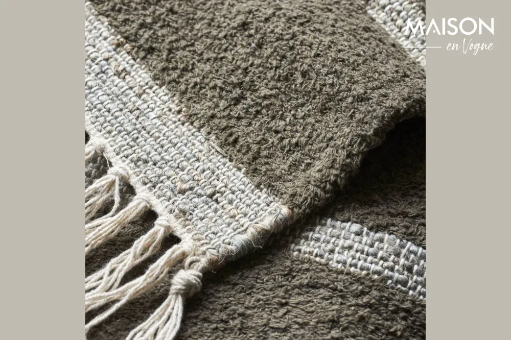 Tappeto juta marrone scuro 90x60 cm Chen House Doctor - 90cm