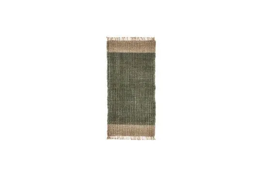 Tappeto di juta verde e chiaro 140x70 cm Trap House Doctor - 140cm