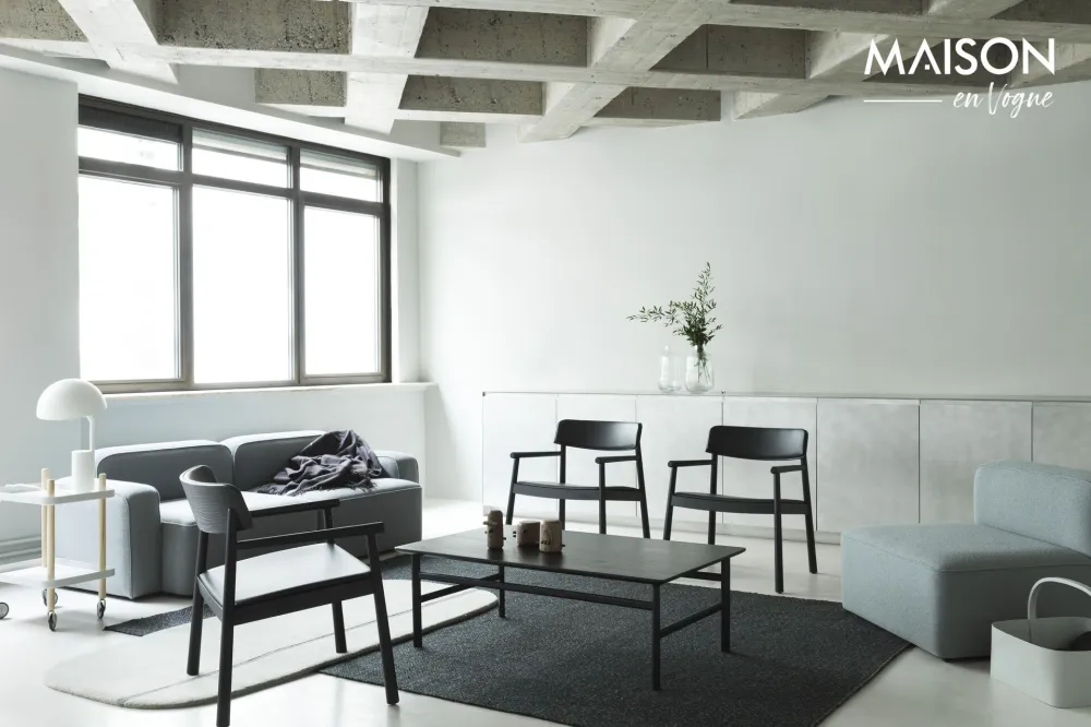 Grande tappeto velluto grigio scuro 200x300 Polli Normann Copenhagen - 300cm