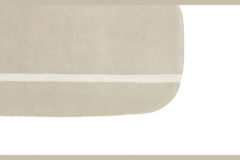 Tappeto lana beige 140x140 Oona Normann Copenhagen - 145cm