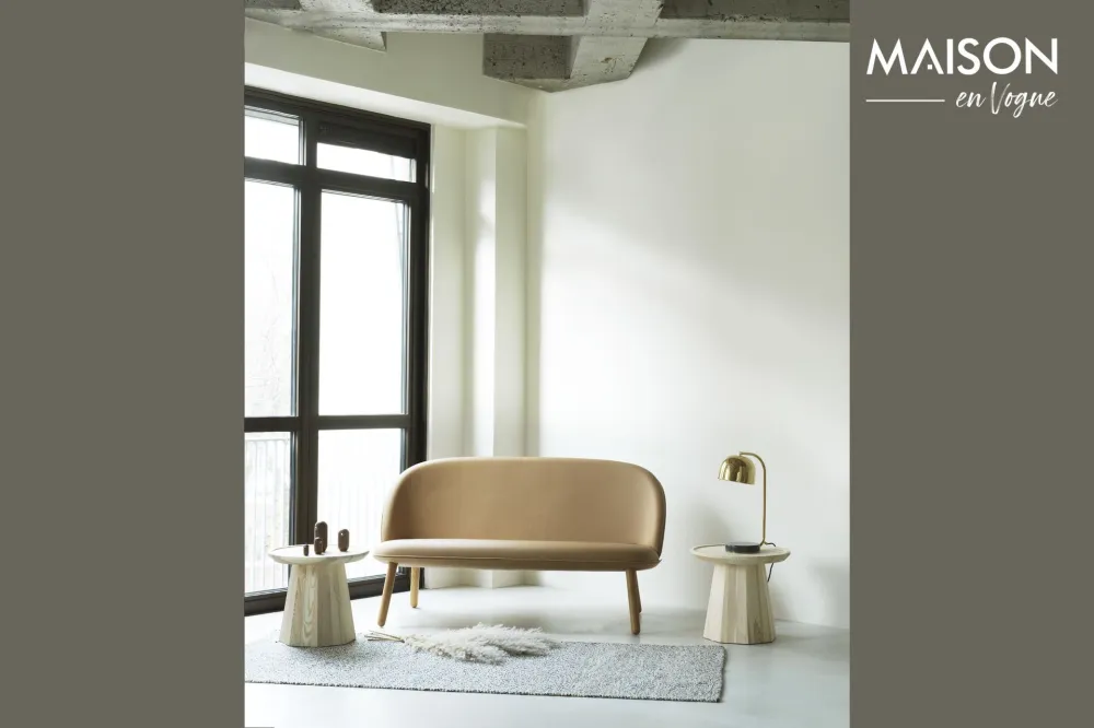 Tappeto velluto beige 170x240 Polli Normann Copenhagen - 240cm