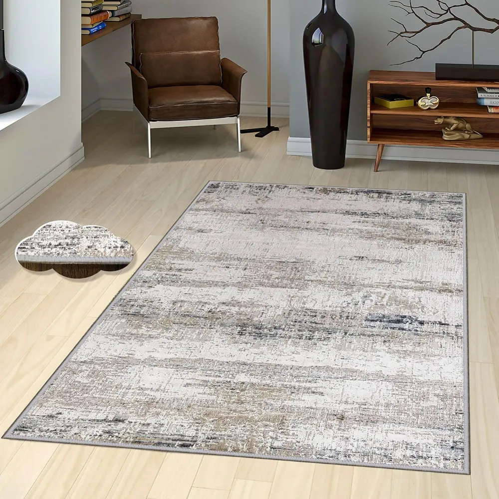 Tappeto Camila 160x230cm motivo astratto Beige