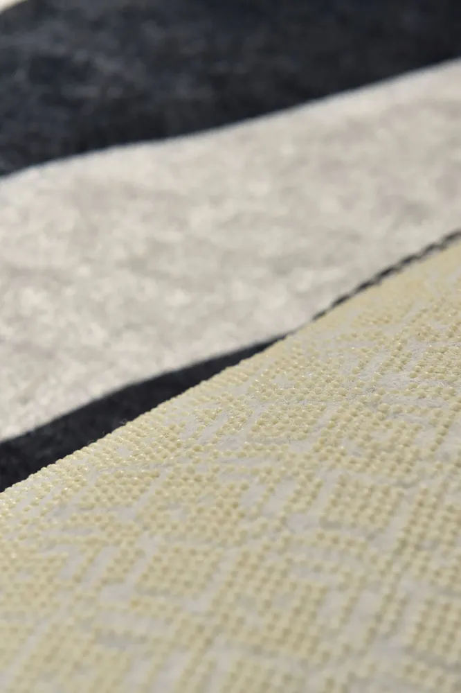 Tappeto Dola 160x230cm Velluto motivo pelle di zebra Bianco e Nero