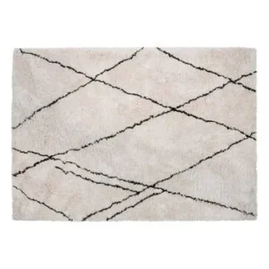 Tappeto poliestere bianco sporco Cleo Woood - 300cm