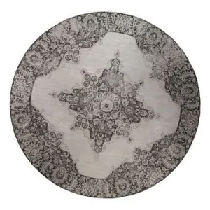 Tappeto 200x200 cm tessuto Coventry nero Zuiver - 200cm