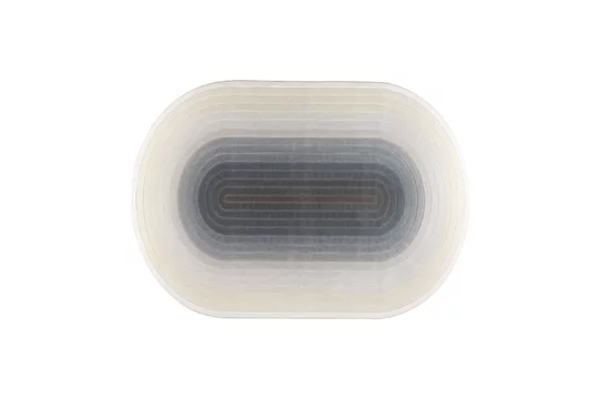 Tappeto 200x290 cm tessuto blu olimpico Zuiver - 290cm