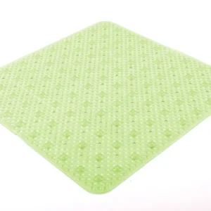 Tappeto antiscivolo doccia 53x53 modello Solid di Gedy - Trasparente verde