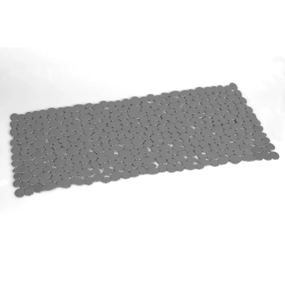 Tappeto antiscivolo doccia, dimensioni 35x70 modello River Gedy - Finitura Grigia