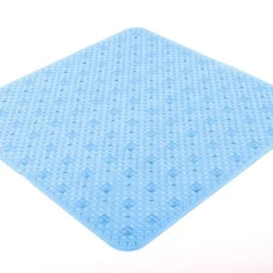 Tappeto antiscivolo doccia Dimensioni 53x53 modello Solid di Gedy - Finitura Azzurra Trasparente