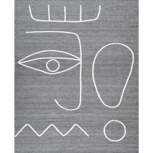 Kit di Pulizia Tappeto da esterno grigio 140 x 200 cm YAVU
