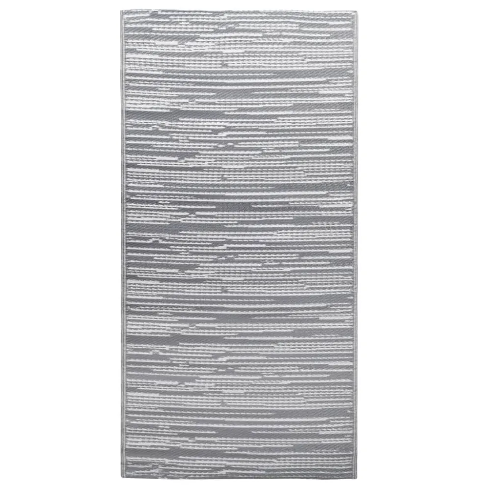Tappeto da Esterni ARAKIL Grigio 160x230 cm PP | 5 Pezzi |
