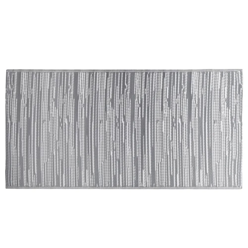 Tappeto da Esterni ARAKIL Grigio 160x230 cm PP | 5 Pezzi |