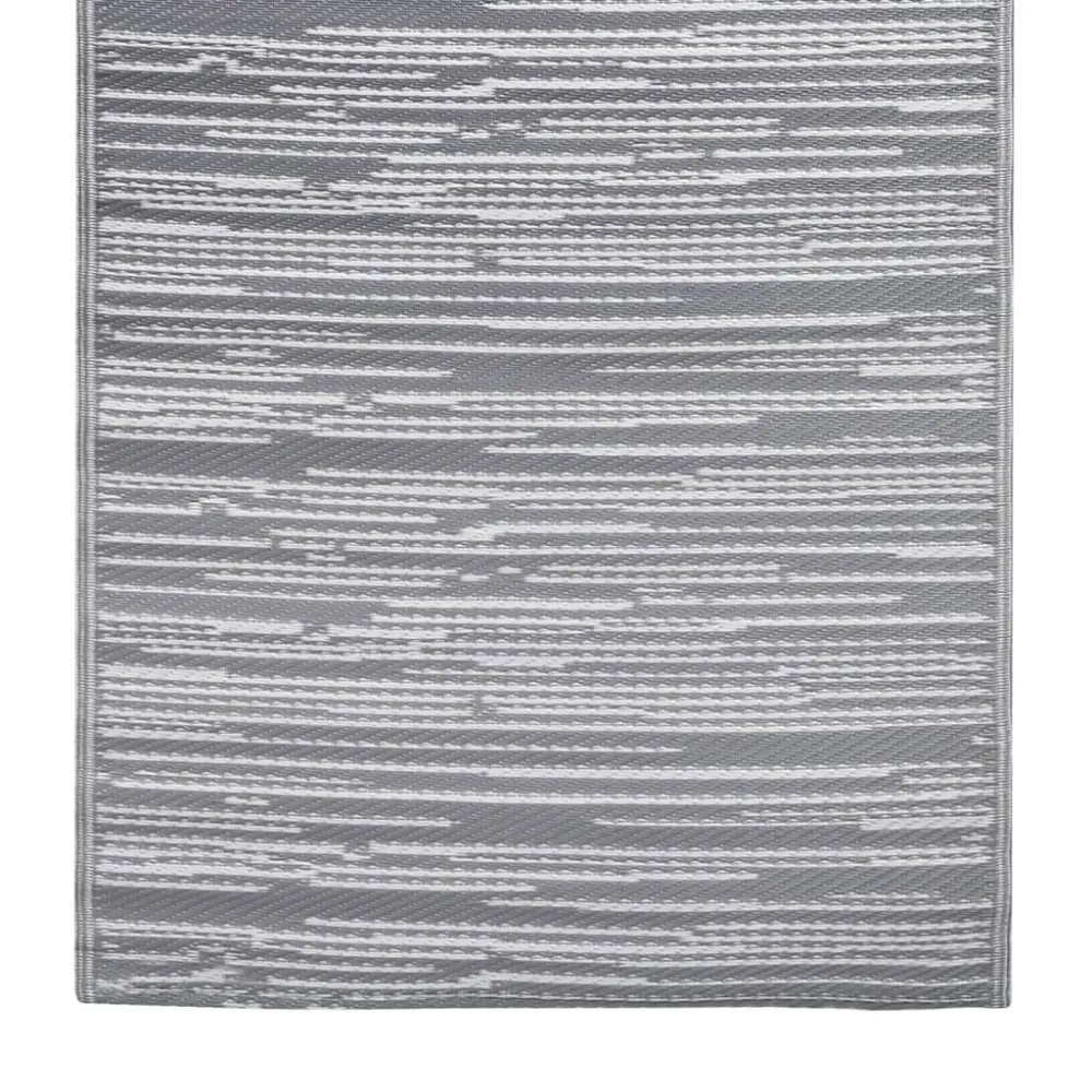 Tappeto da Esterni ARAKIL Grigio 160x230 cm PP | 5 Pezzi |