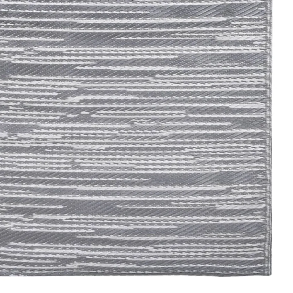 Tappeto da Esterni ARAKIL Grigio 160x230 cm PP | 5 Pezzi |
