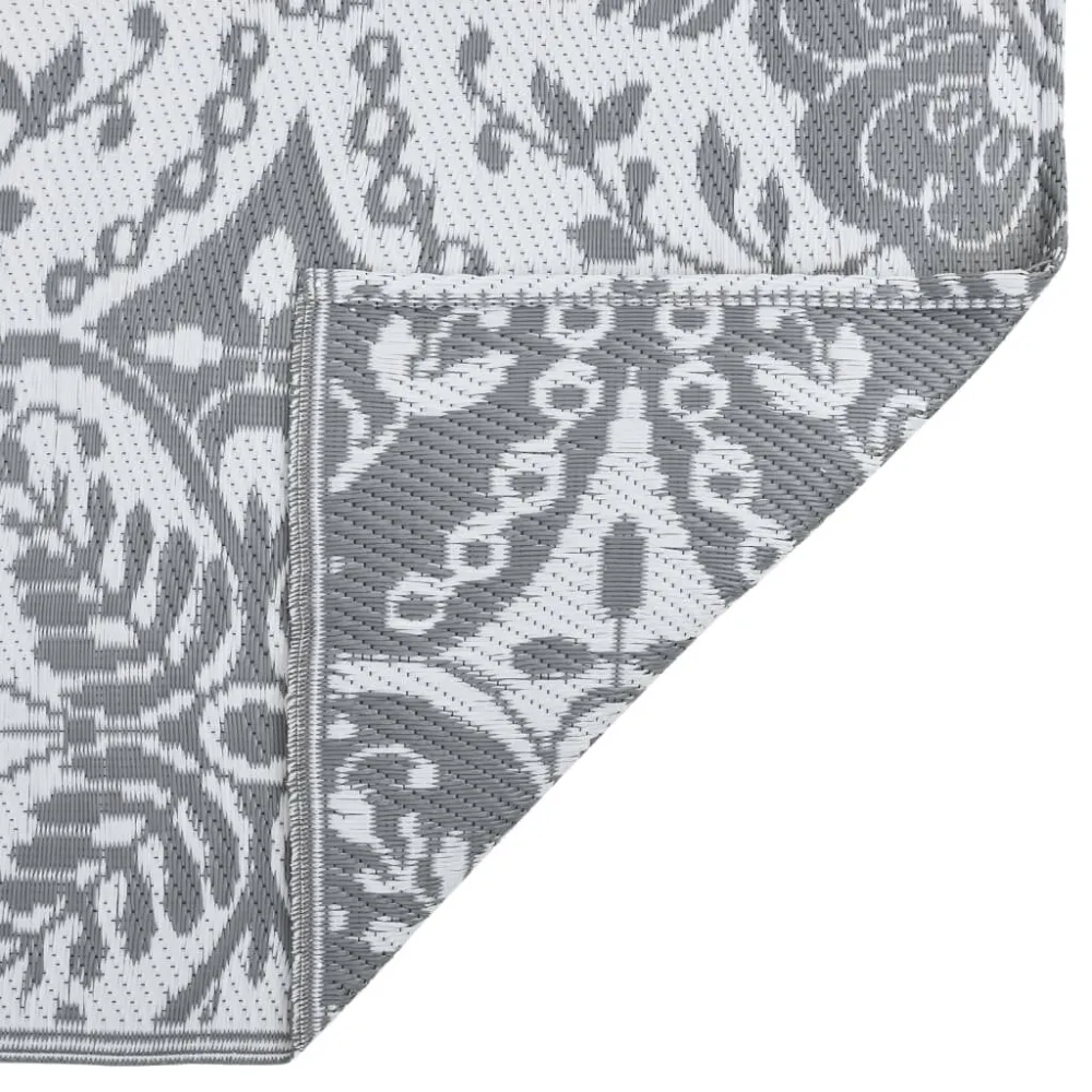 Tappeto da Esterni ARAKIL Grigio Trasparente 120x180 cm PP