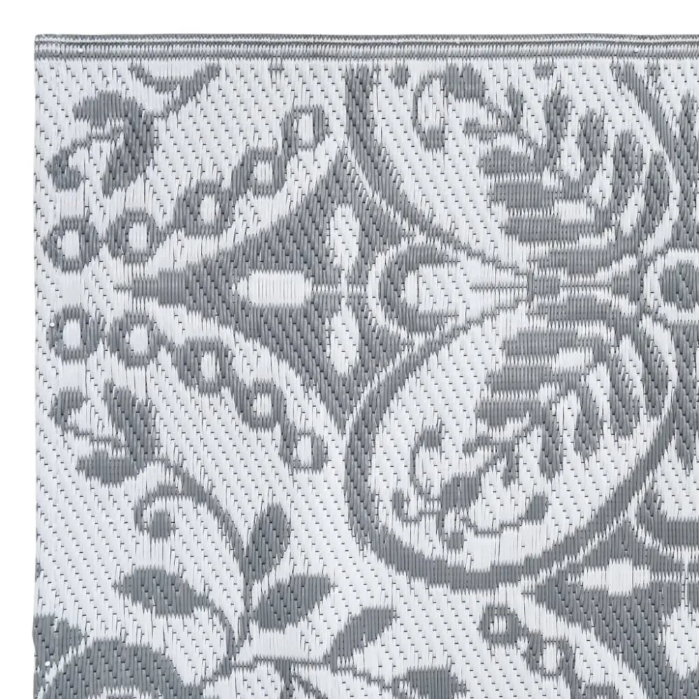 Tappeto da Esterni ARAKIL Grigio Trasparente 120x180 cm PP