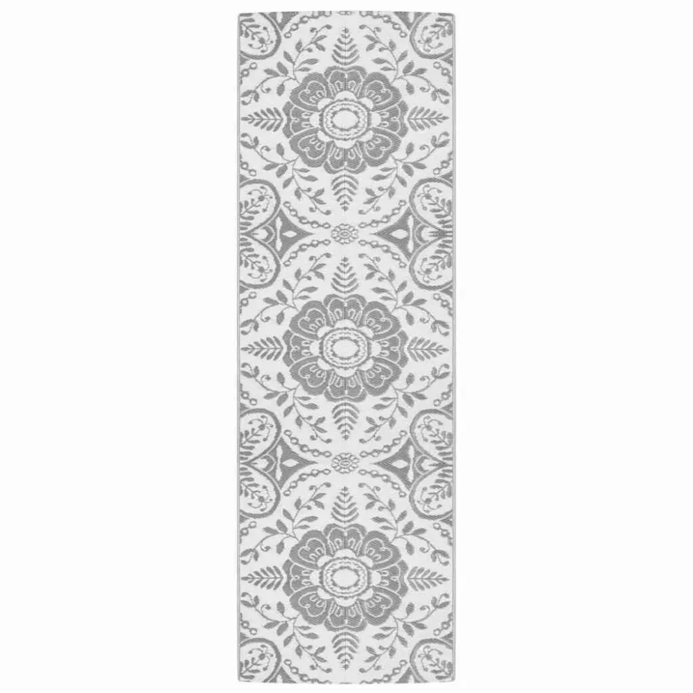 Tappeto da Esterno ARAKIL Grigio Evidente 80x250 cm PP