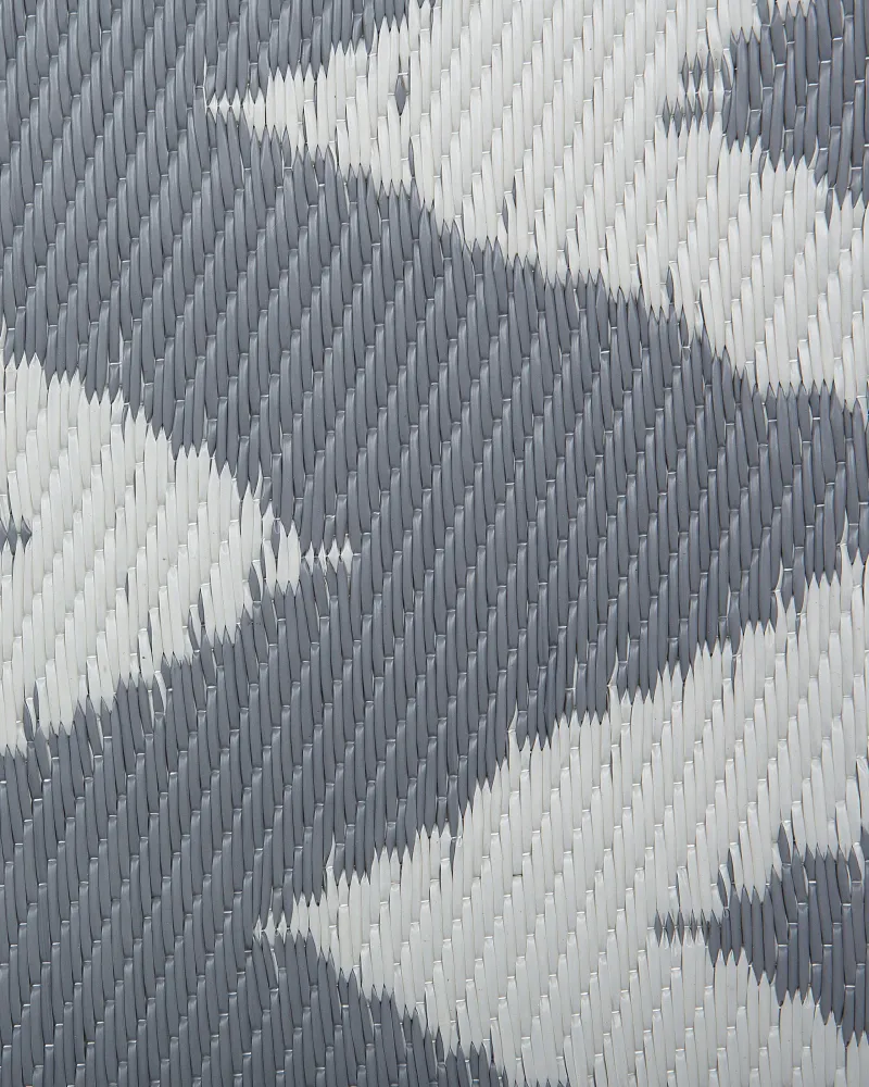 Tappeto da esterno grigio 90 x 180 cm SIRSA | 5 Pezzi |