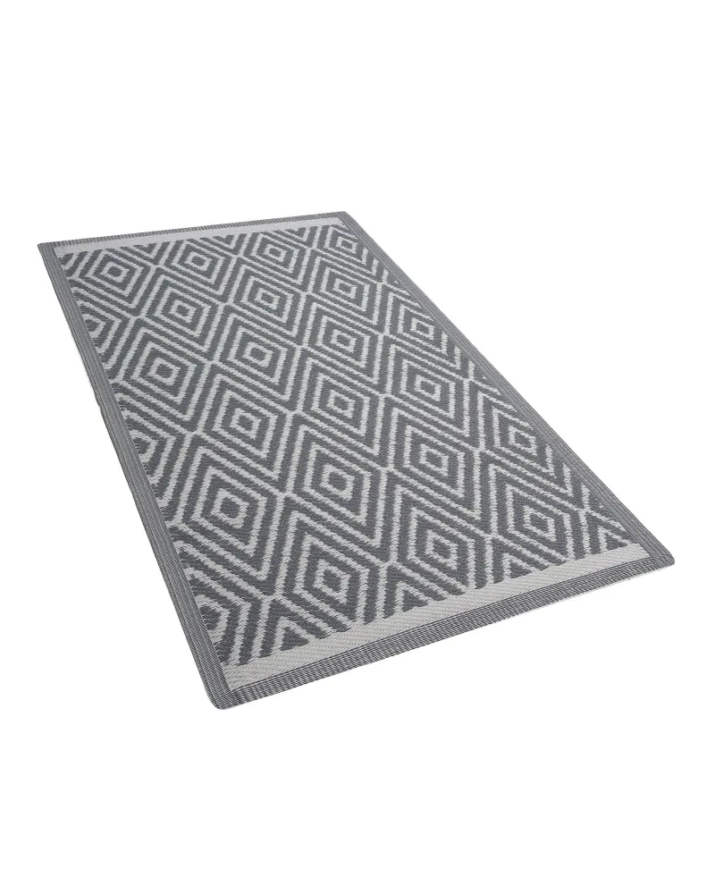 Tappeto da esterno grigio limpido 90 x 150 cm SIKAR