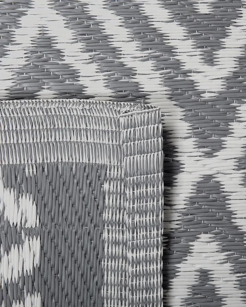 Tappeto da esterno grigio limpido 90 x 150 cm SIKAR