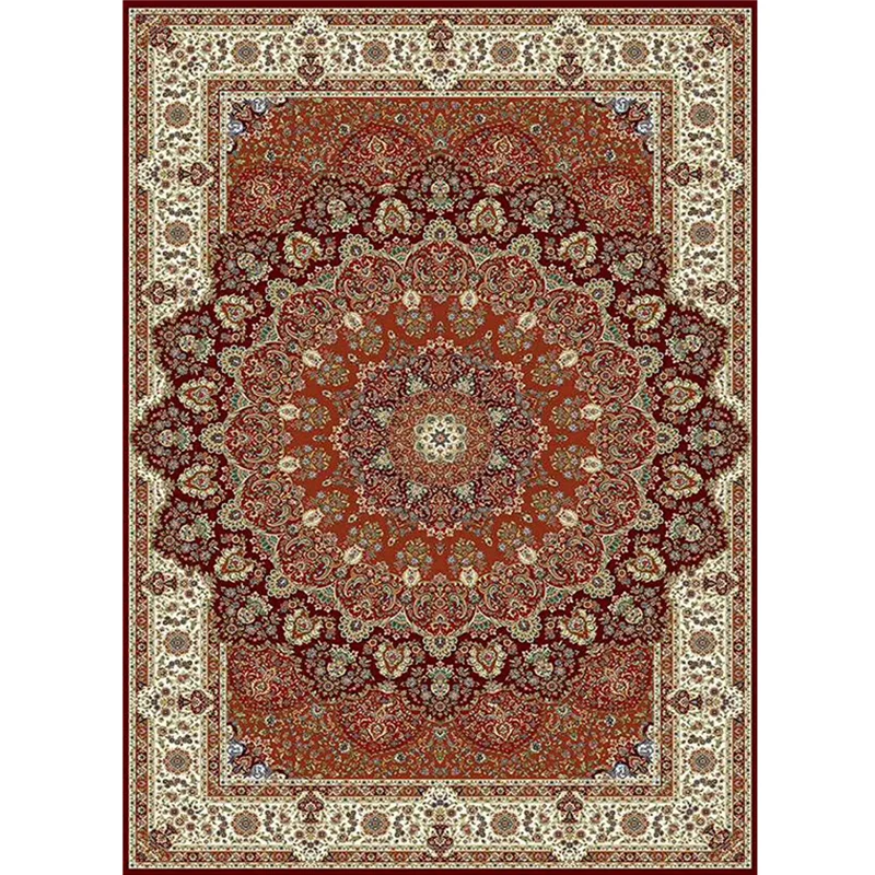 Tappeto retrò multicolore Tappeto con area stampata fiori polipropilene Tappeto per interni lavabile lavatrice adatto agli...